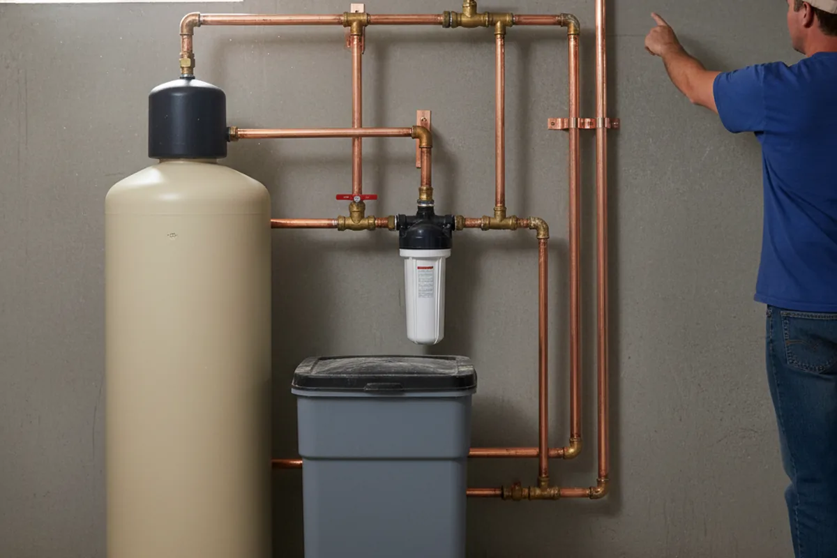 Whole-house water treatment system installed in Oldtown